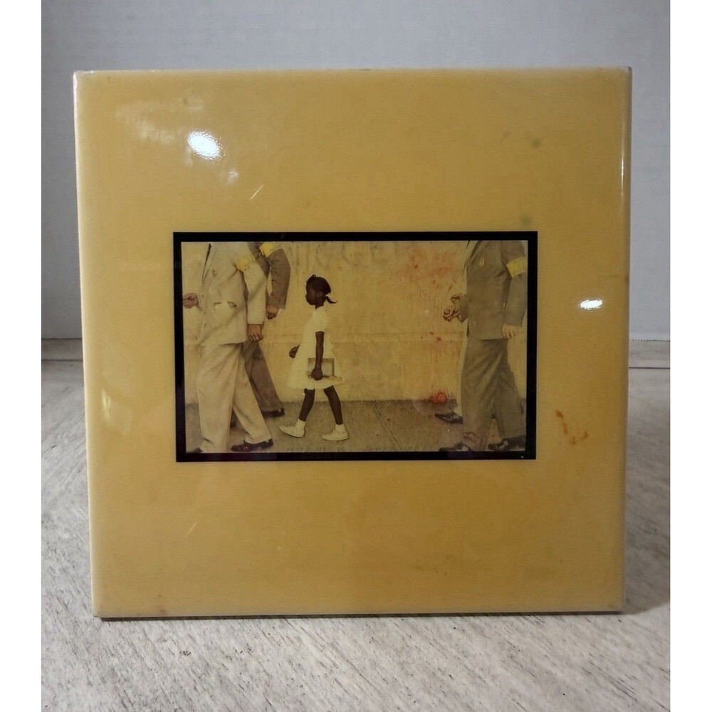 Norman Rockwell The Problem We All Live With Civil Rights Acrylic Art Print Rare - Picture 2 of 4